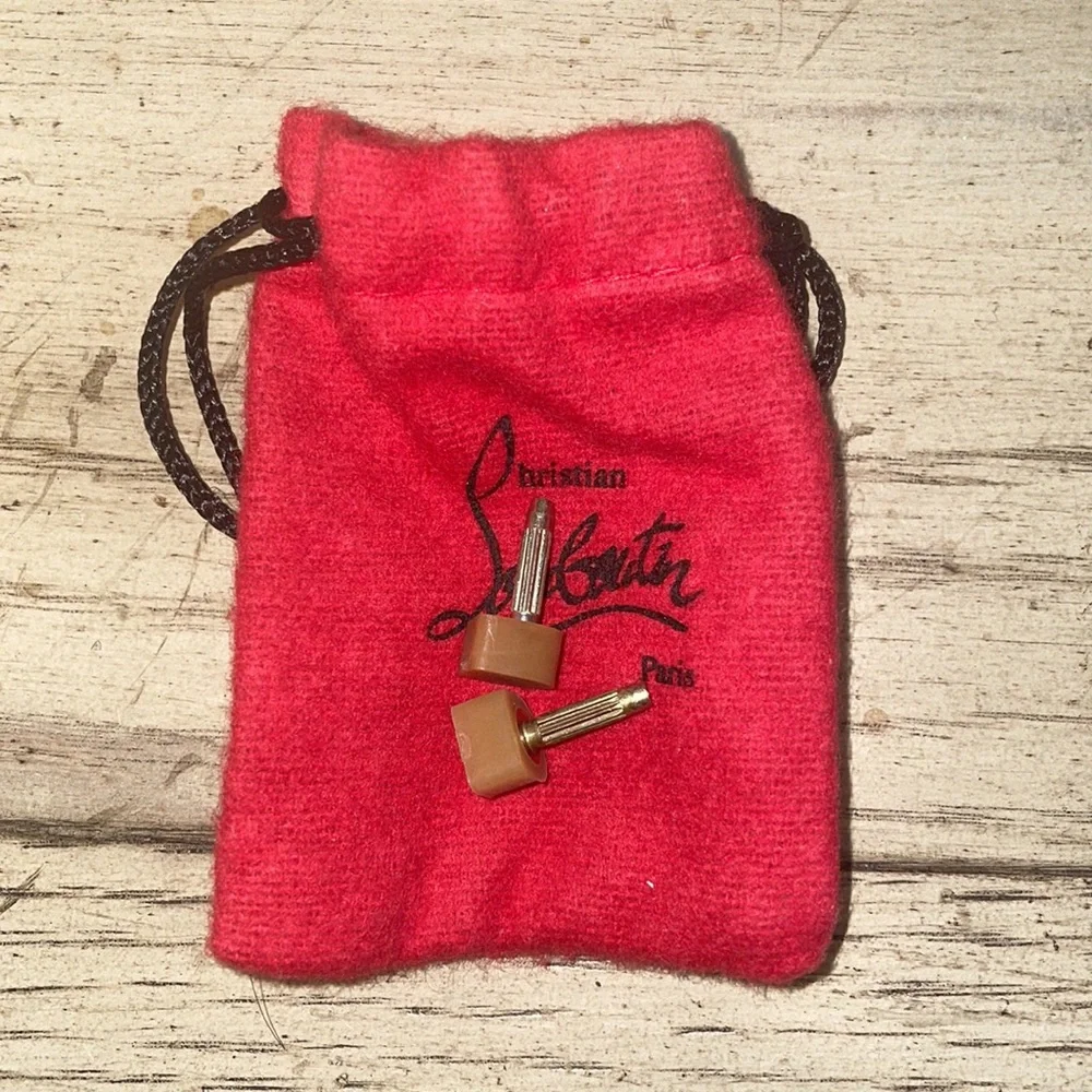 Christian Louboutin suede/crelino/calf heel, 39.5 - Picture 3 of 16